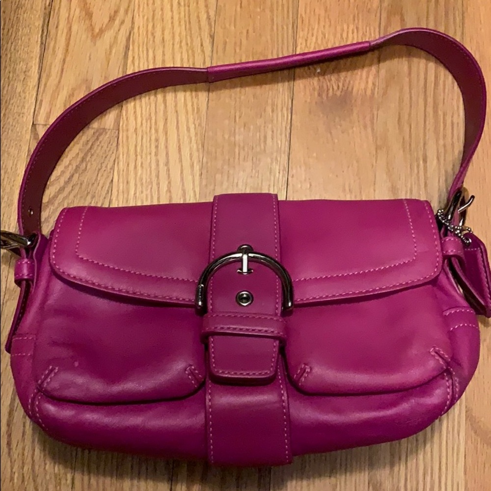 Pink coach purse